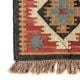 Vintage Handcrafted Multicolor Jute Dhurrie For Home